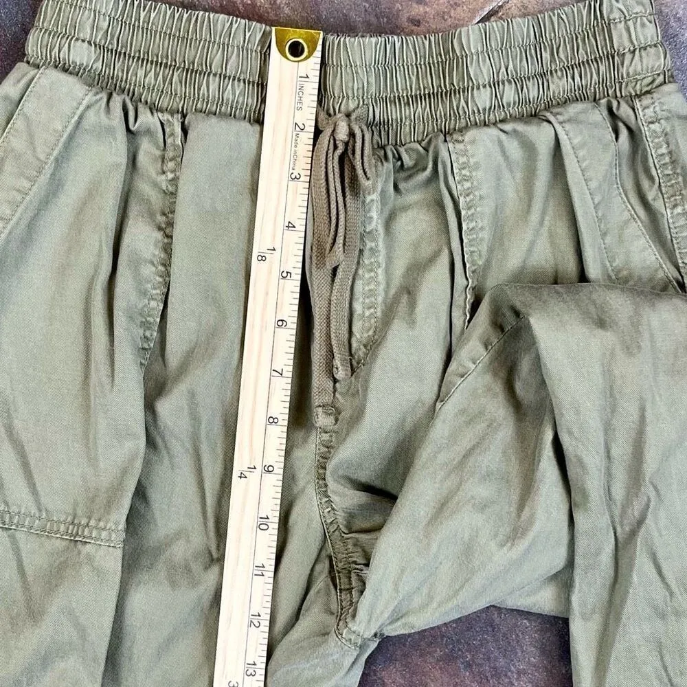 A New Day Army Green Cargo Pull-on Jogger Pants Small - Image 5