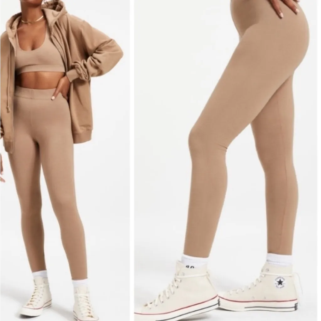 Good American Tan Lounge Leggings - Image 4