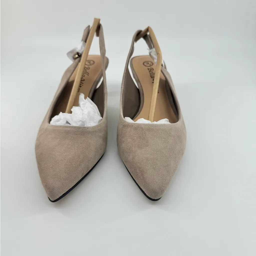 Bella Vita Tan Slingback Heels - Image 2