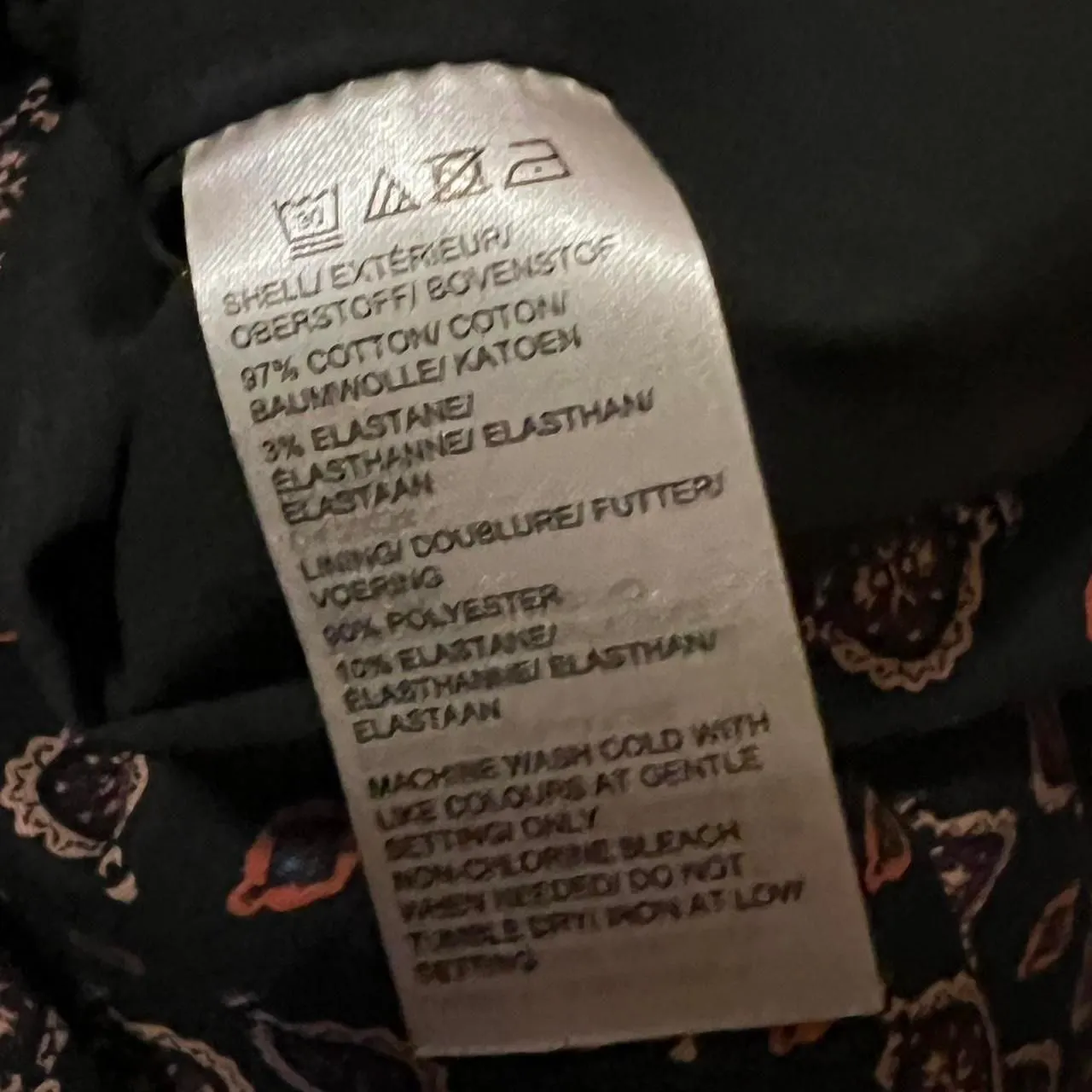 Lord & Taylor Geometric Patterns Long Pencil Skirt Size 2 work office Black - Image 6