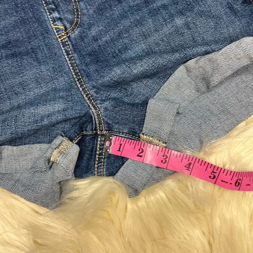 Old Navy denim shortalls sz small - Image 6