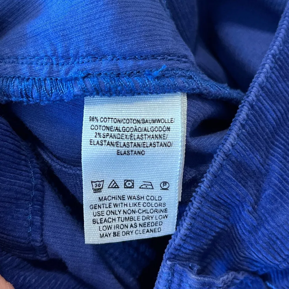 We the free by free people, royal blue corduroy button fly pencil skirt - Image 5