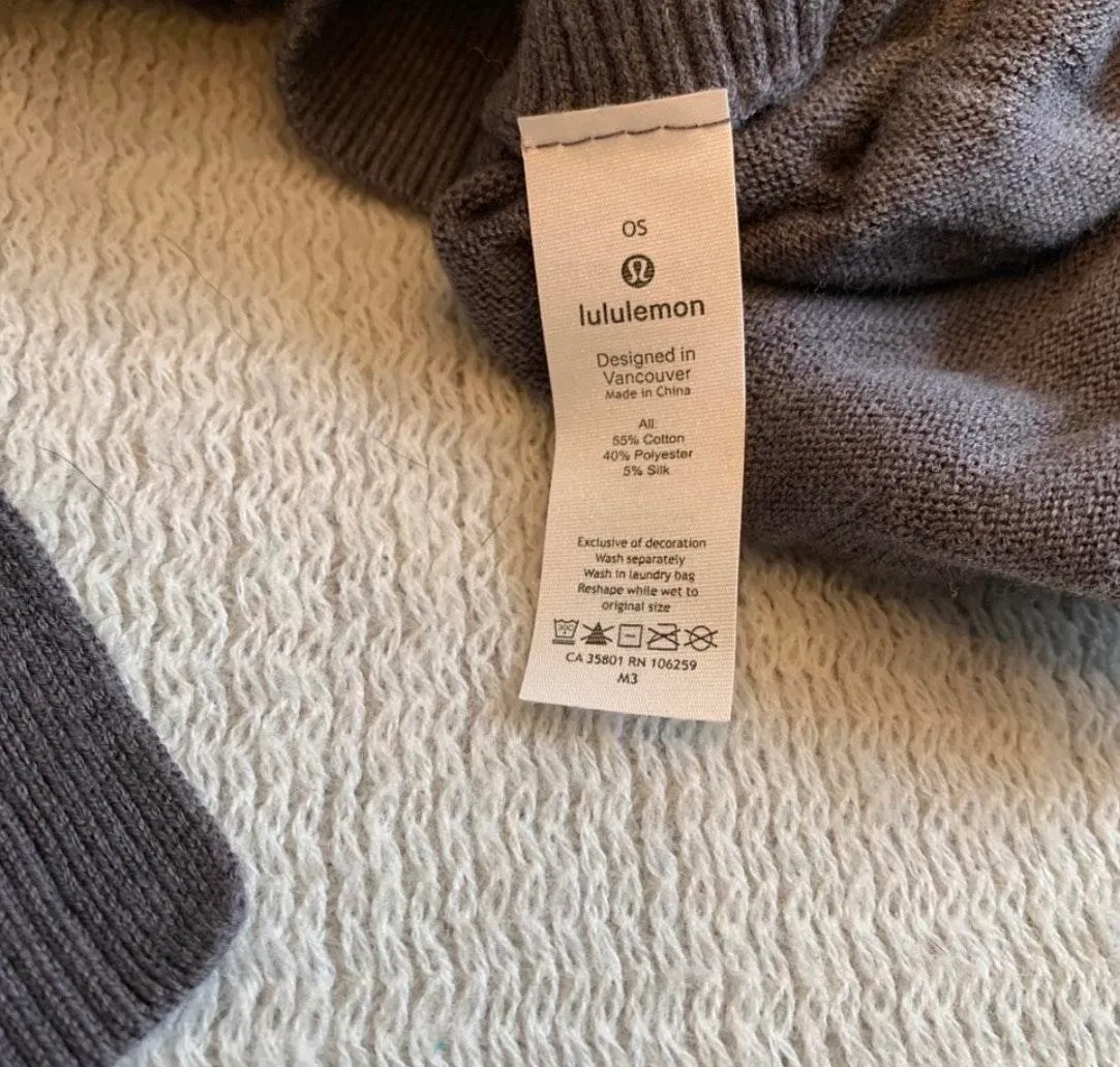 Lululemon Forward Flow Poncho Heathered Moonwalk - Image 10