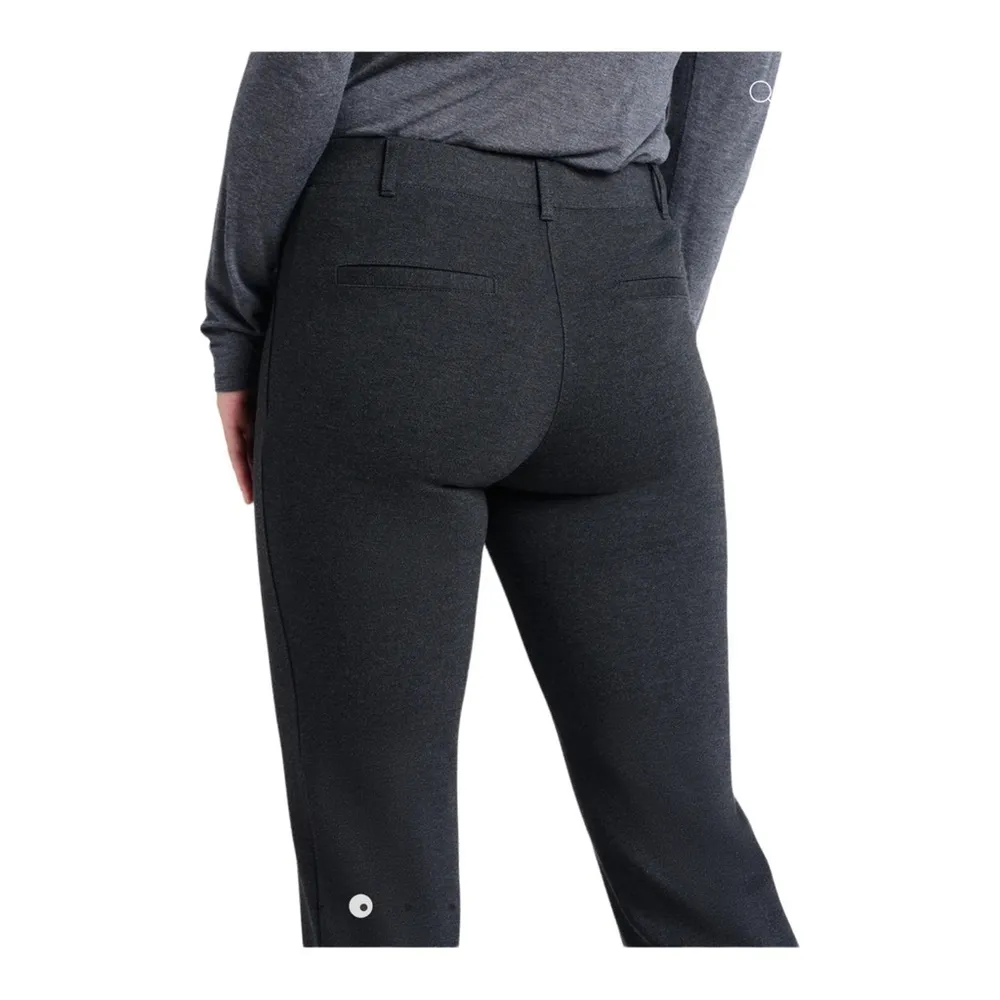 Betabrand Bootcut Classic Dress Pant Yoga Pants Charcoal Size Small Petite #1241 - Image 5