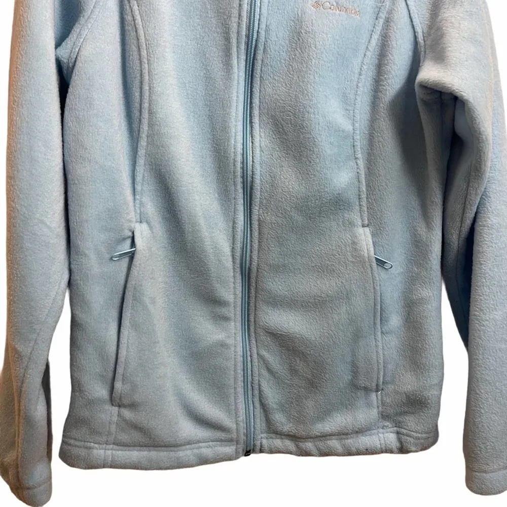 Columbia Blue Fleece Full Zip Up - Image 2