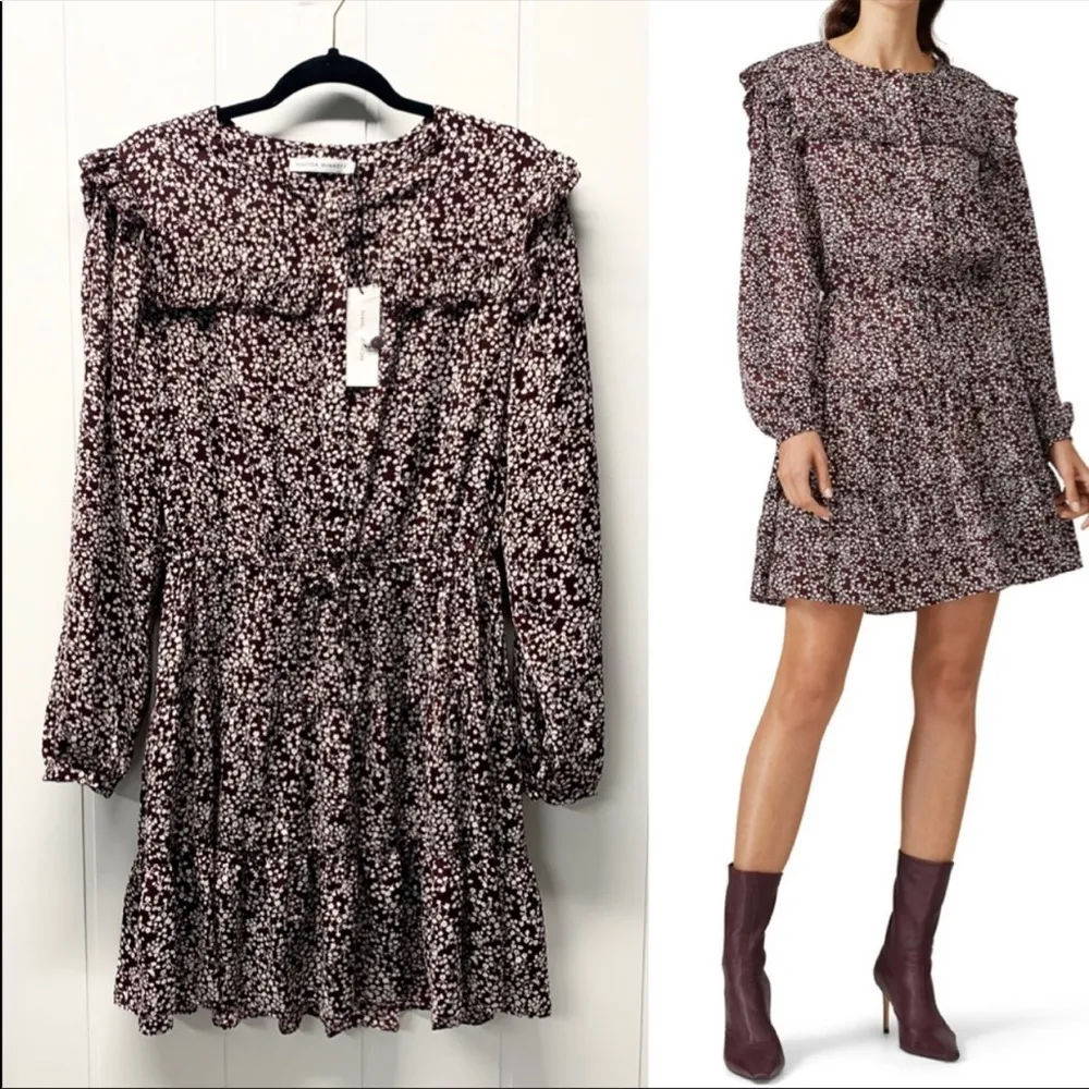 NWT Rebecca Minkoff Selandra Ruffle Floral Dress - Image 4