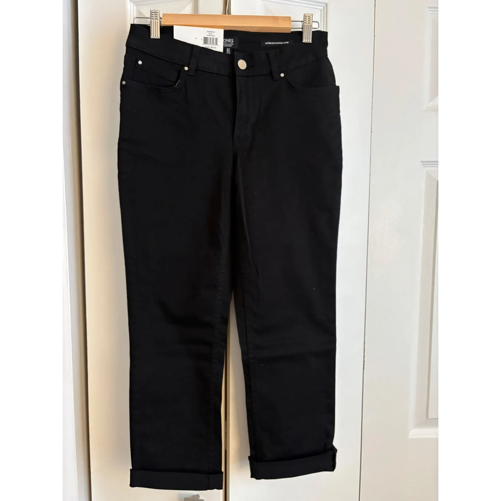 Jones New York Lexington Cuffed Capri Jeans | Size 4 | NWT | MSRP $70 - Image 3