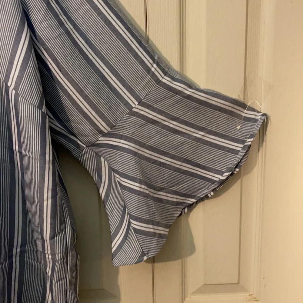 Philosophy Woman Bell Sleeve Button Down Shirt 2X - Image 5