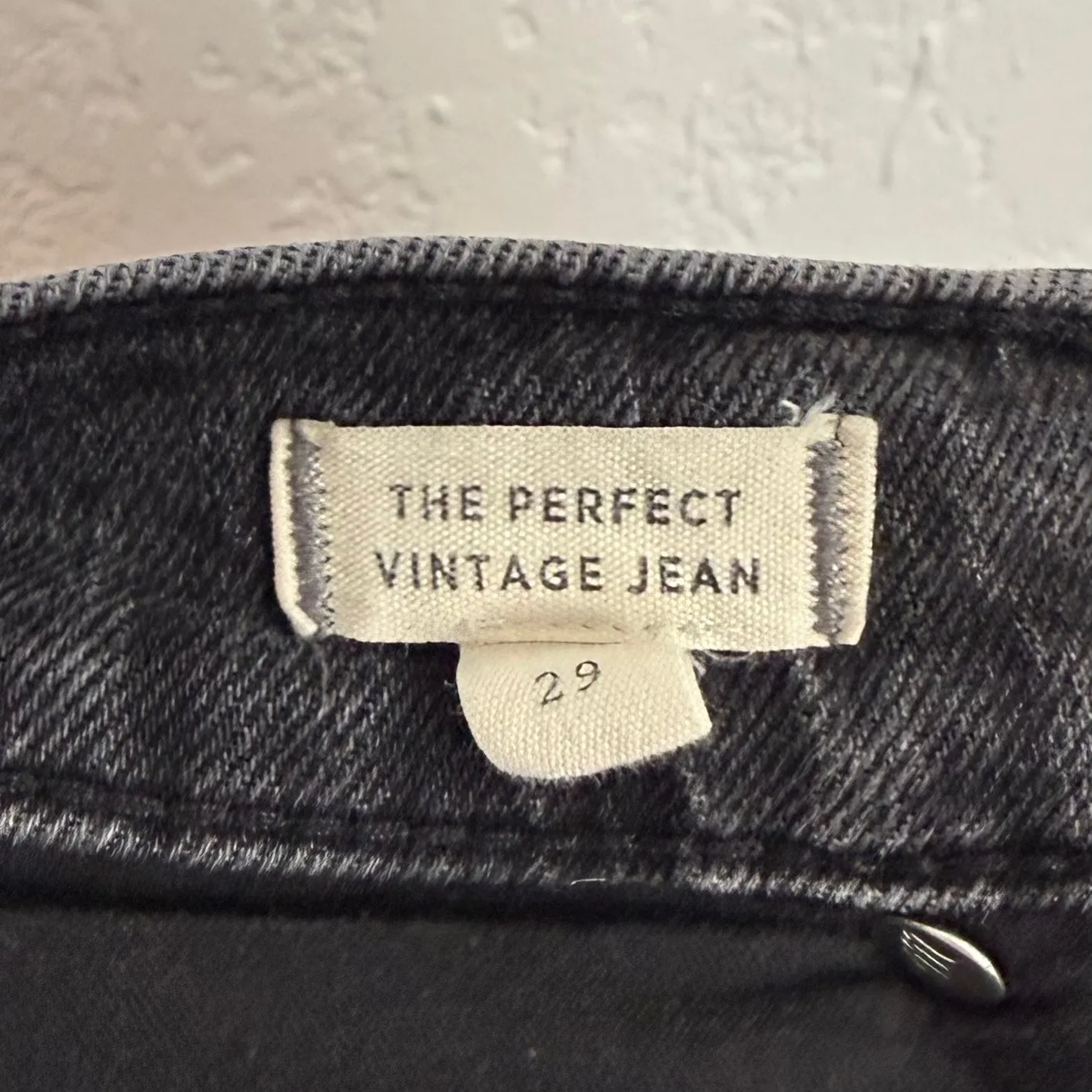 Madewell The Perfect Vintage Jean Lunar Wash Size 29 - Image 5