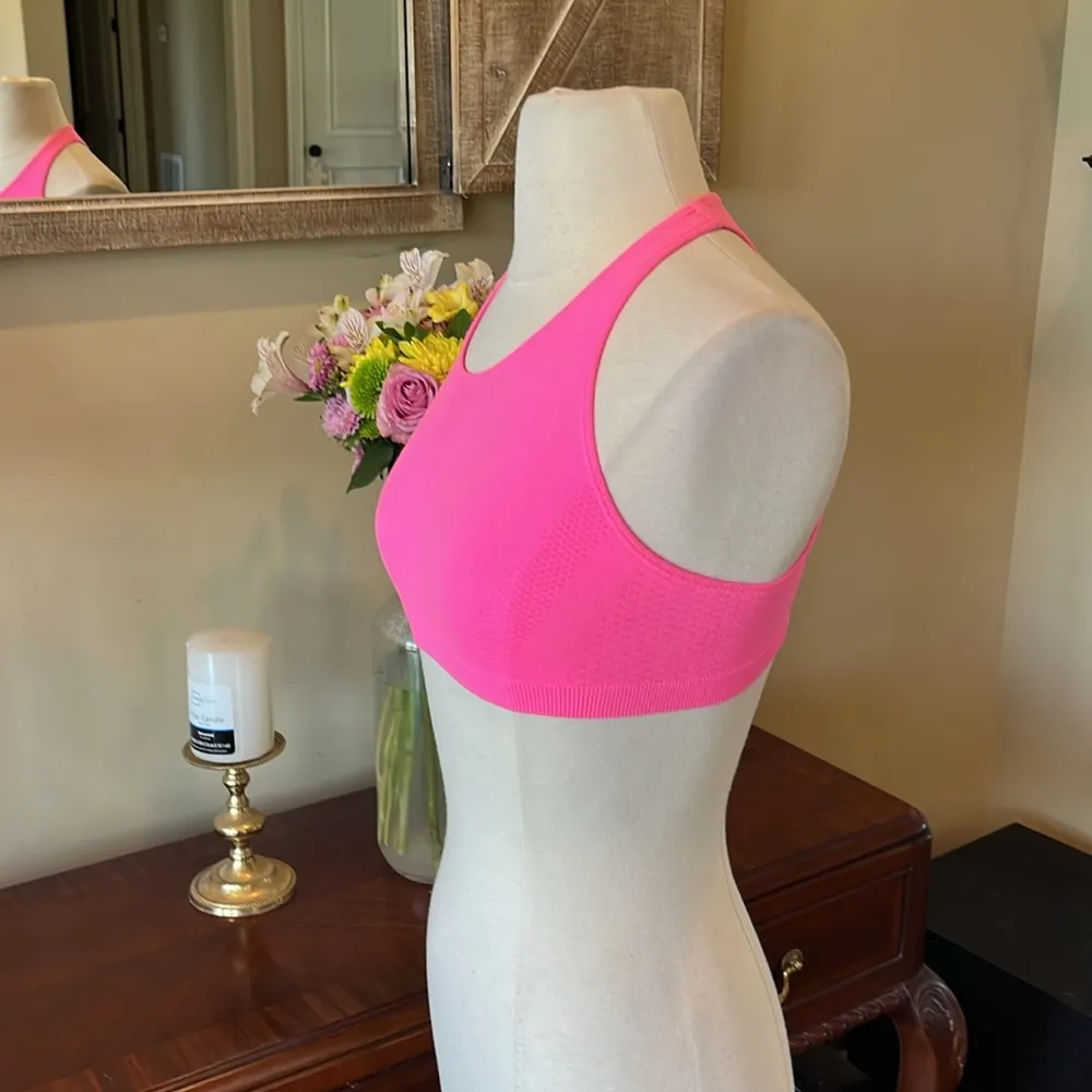 Neon Pink Sports Bra Size 30 - Image 2