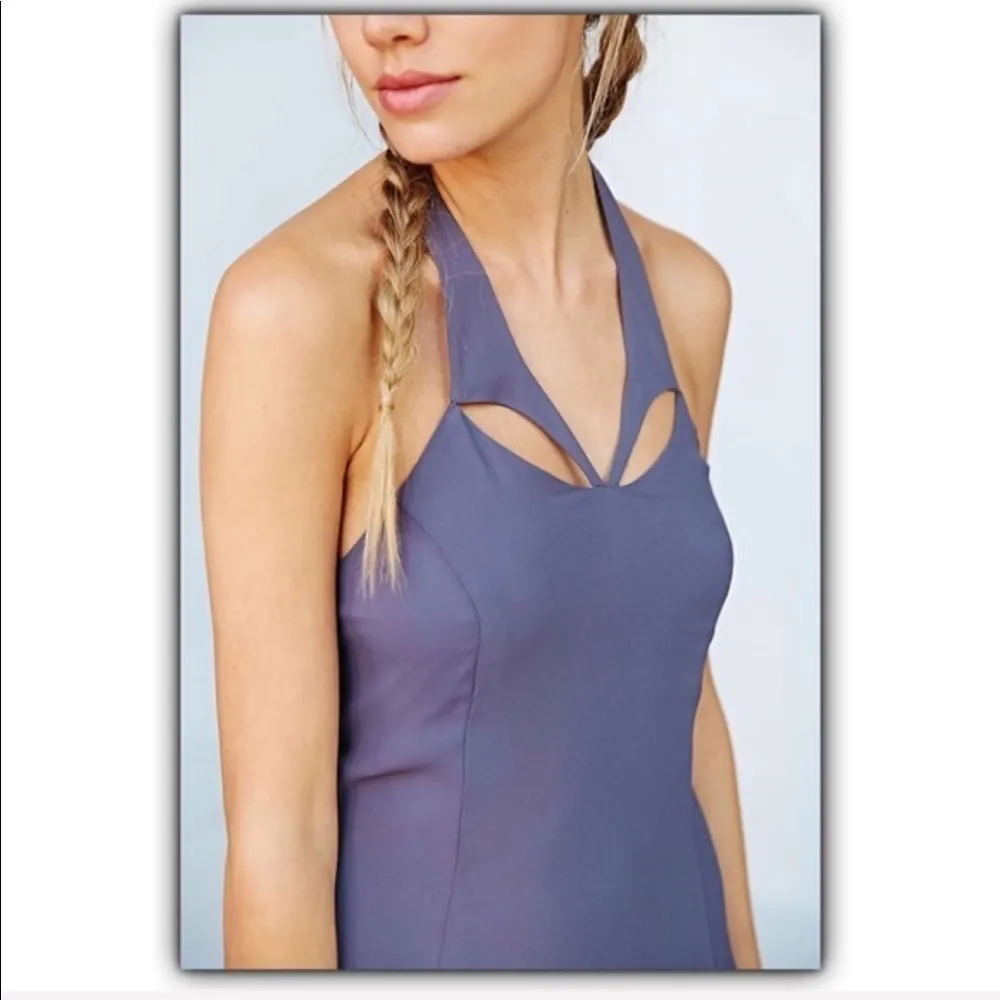 Urban Outfitters Kimchi Blue Chiffon cutout Halter Dress Jr size M - Image 54