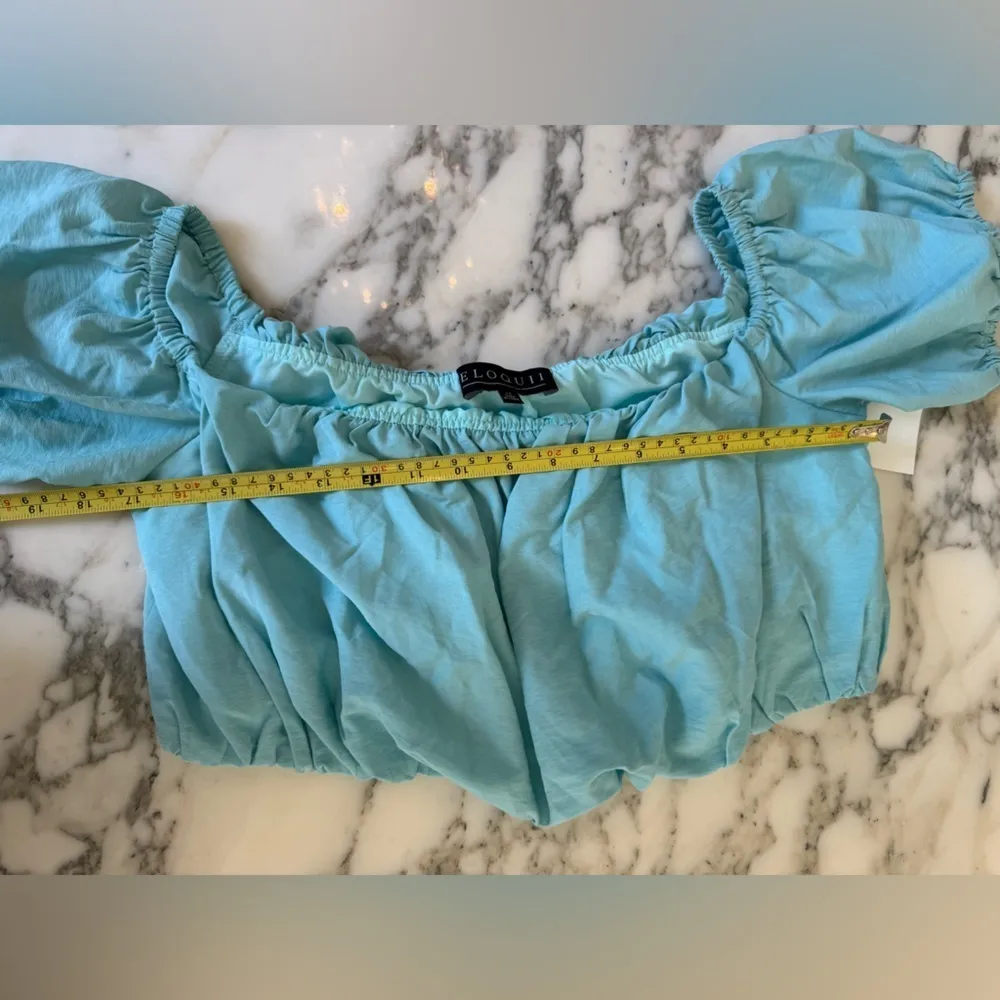 NWT New Eloquii Square Neck Crop Top | Sz 14 |Trendy & Flattering | needs wash - Image 4