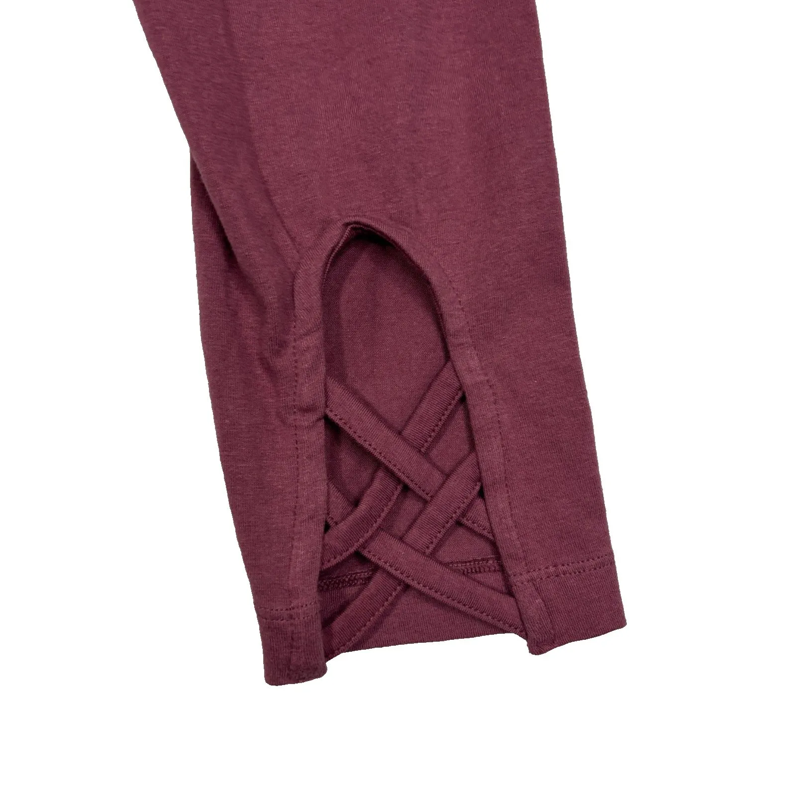 Old Navy Capri Leggings Womens S Pink NWT Crisscross Leg Yoga Gym Stretch Gift - Image 8