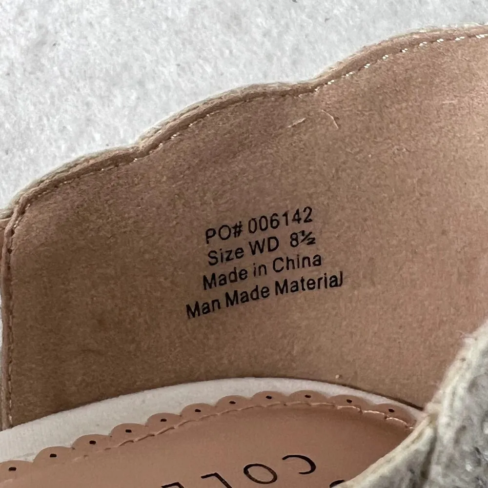 Journee Batavia Pinted Toe White Rhinestone Flats - Image 8