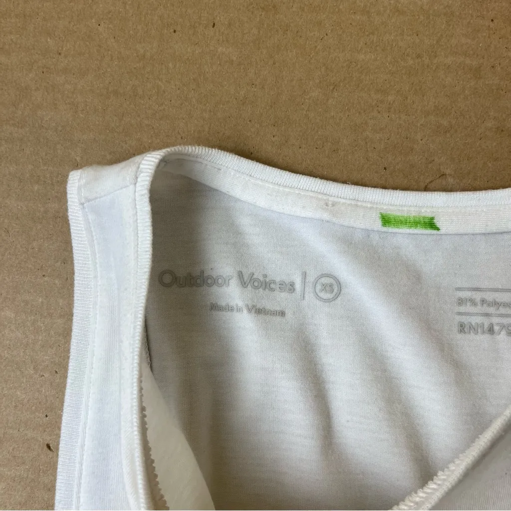 Outdoor Voices White Knot Tank Top - Image 9