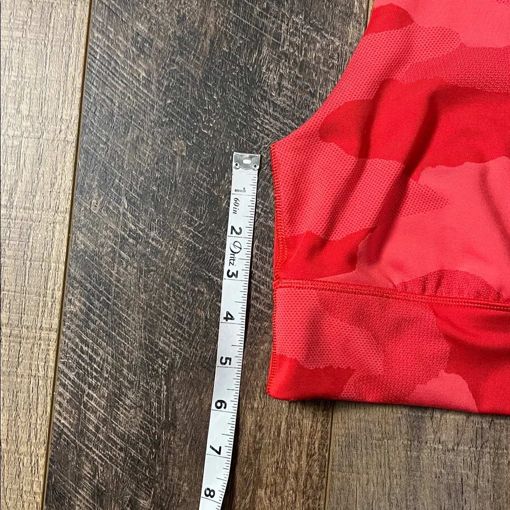 Offline by Aerie Red Camo Sports Bra Workout Size XXL - Image 10