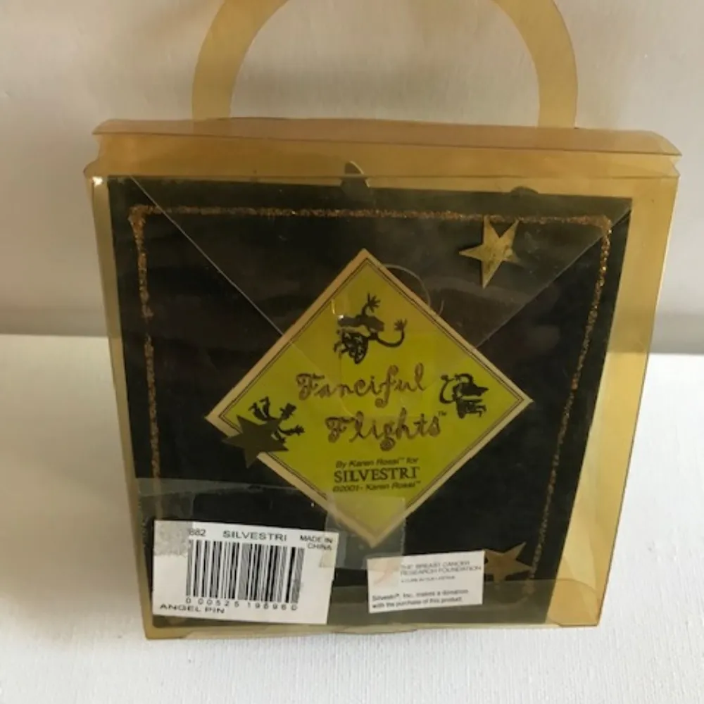 Karen Rossi Fanciful Flight Angel Pin Brooch New - Image 7