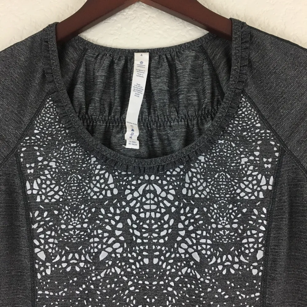 Lululemon Run Wild Shorts Sleeves Tech Tank Size 4 - Image 7