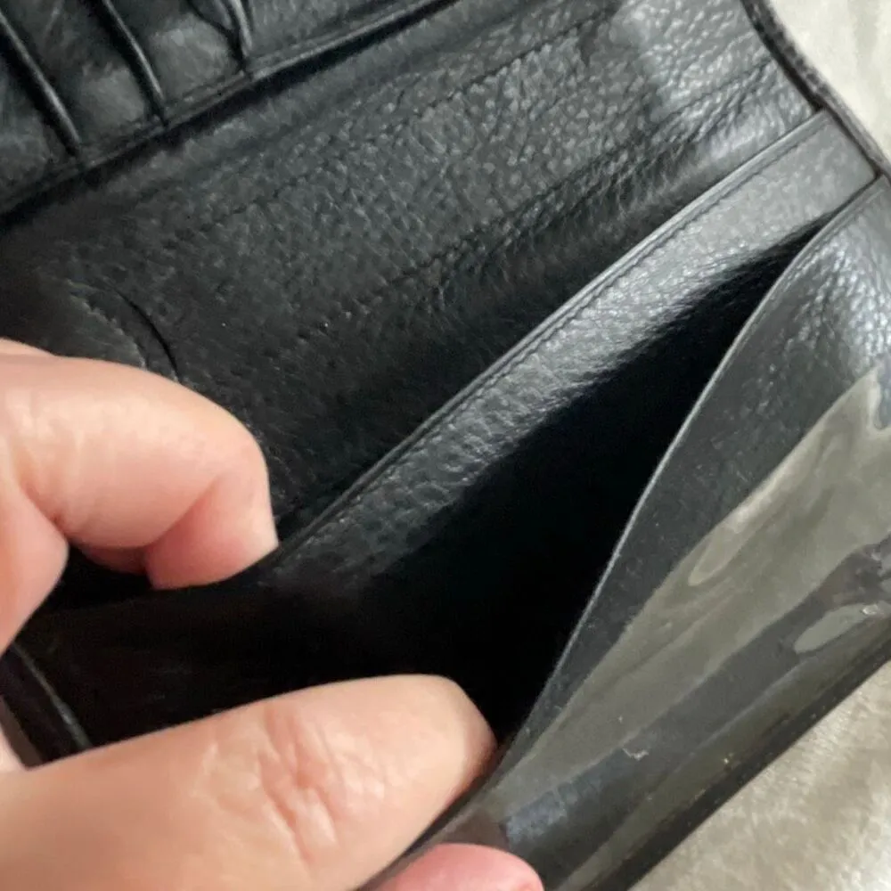 VTG Brighton black leather wallet. - Image 7