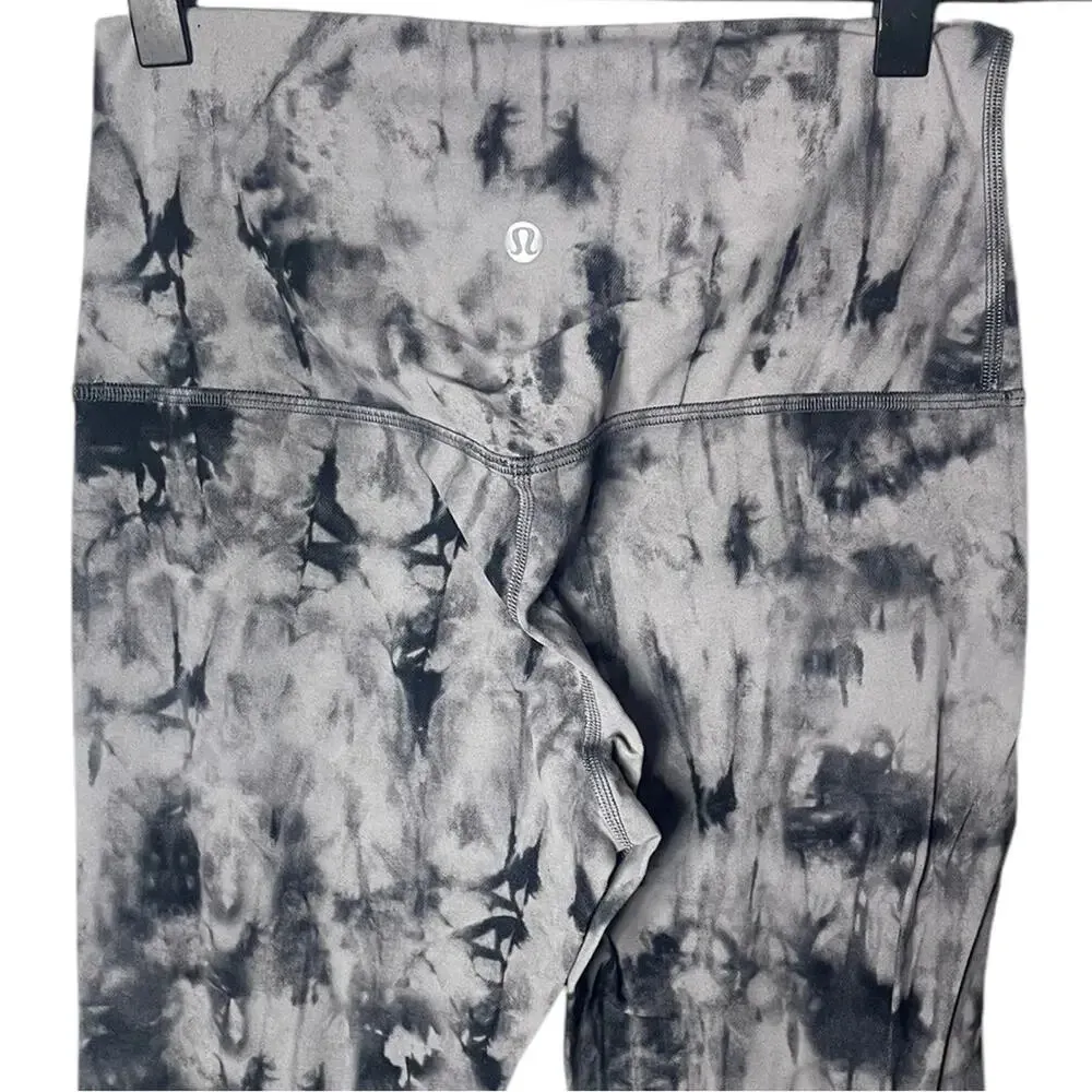 Lululemon Women’s Sz 6 Align 25" Pant Leggings Game Day Dark Chrome Black Multi - Image 6