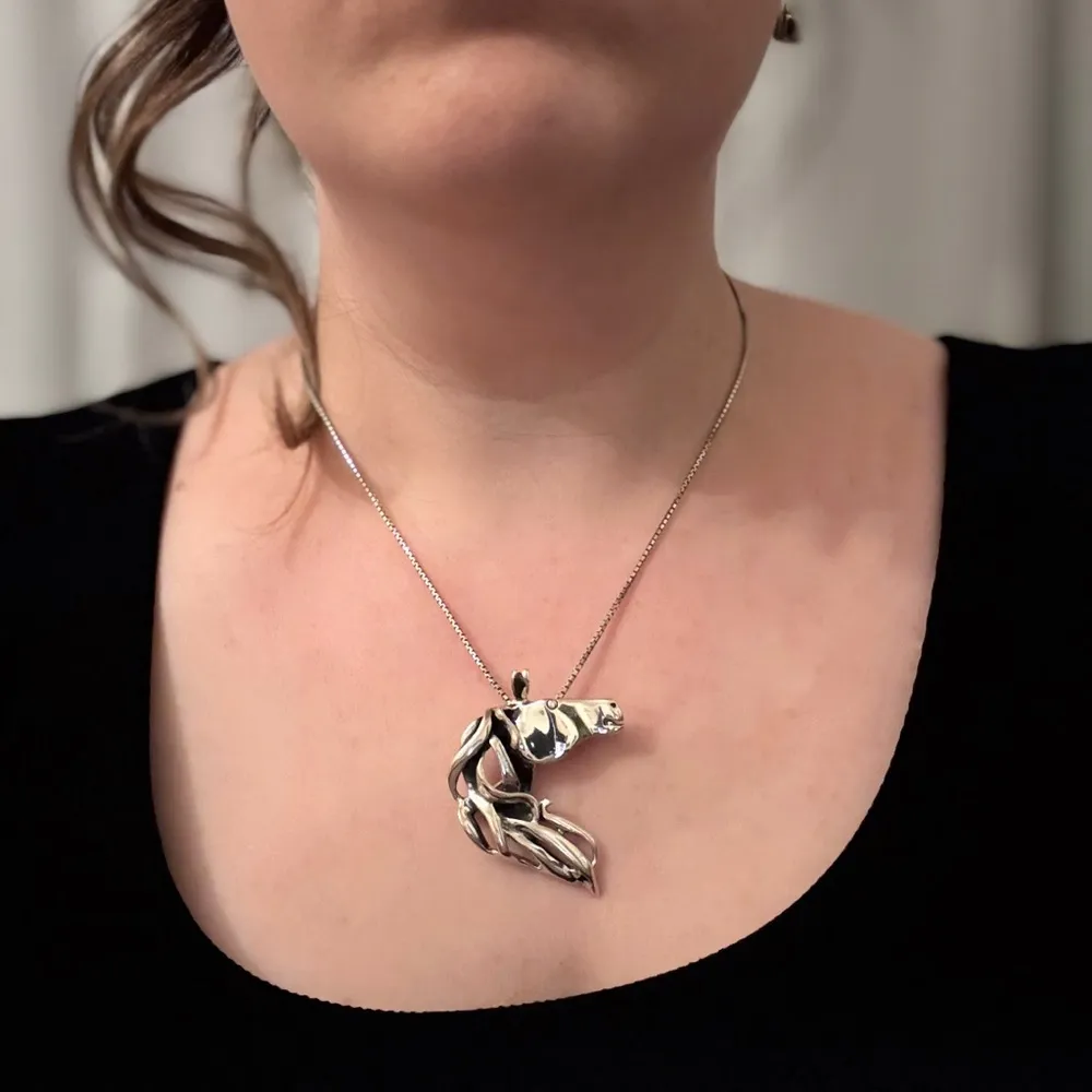 Vintage Silpada Sterling Silver 925 Horse Head Pendant Brooch RETIRED Equestrian - Image 14