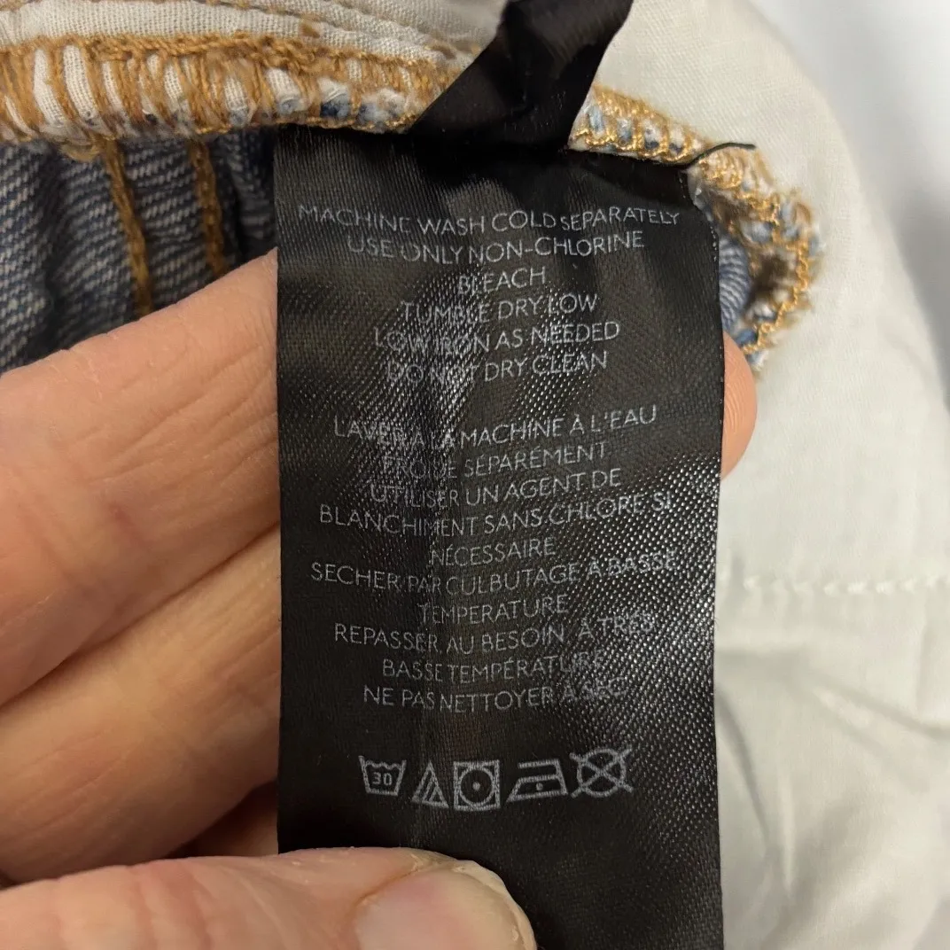 BDG Womens High Rise Straight Leg  Jeans Sz 26 Blue Denim Urban Outfitters Loose - Image 8