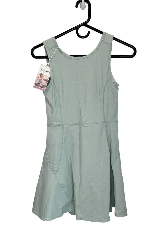 Halara Everyday Stretchy 2in1 Flare Golf Dress Casual BFF Bean Green NWT XS - Image 4