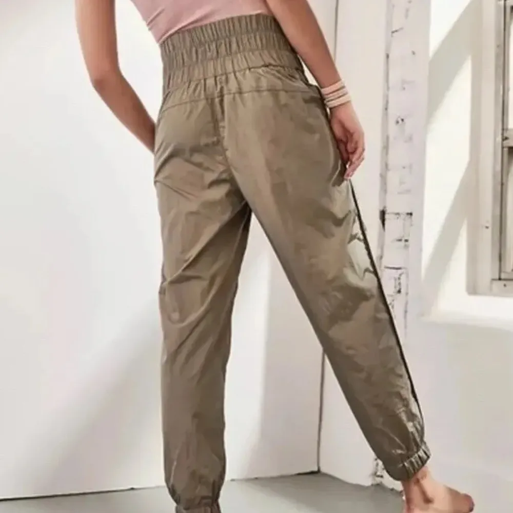 NWOT FREE PEOPLE The Way Home Joggers Green XS - Image 10