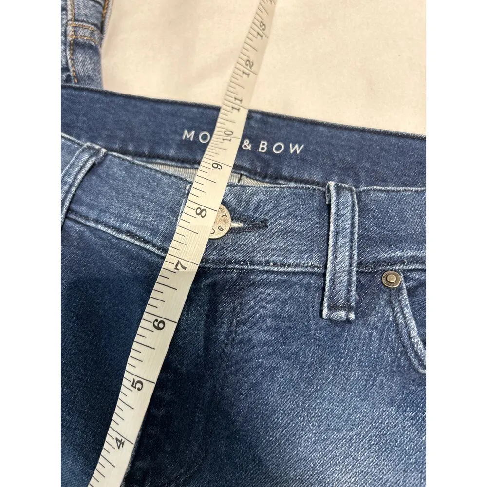 Mott & Bow Boyfriend Jeans women's size 28 x 30 blue jeans - Image 5