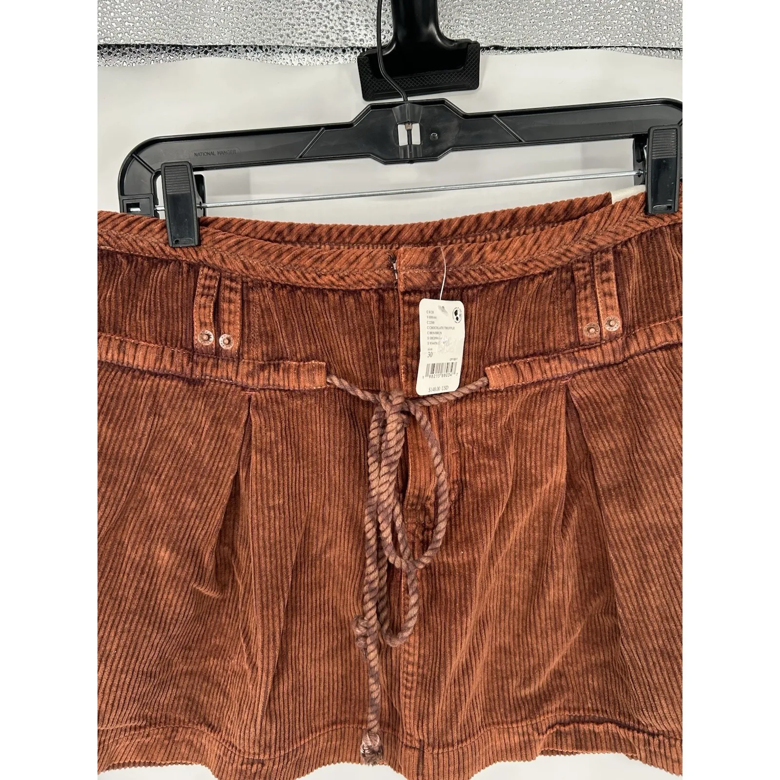 Free People Silver Springs Cord Mini Skirt Corduroy We The Free Brown Size 30 - Image 6