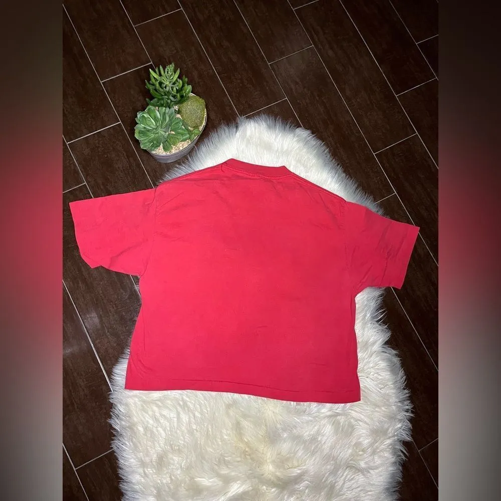 Official Bud Light crop top sz OSFA Red - Image 6