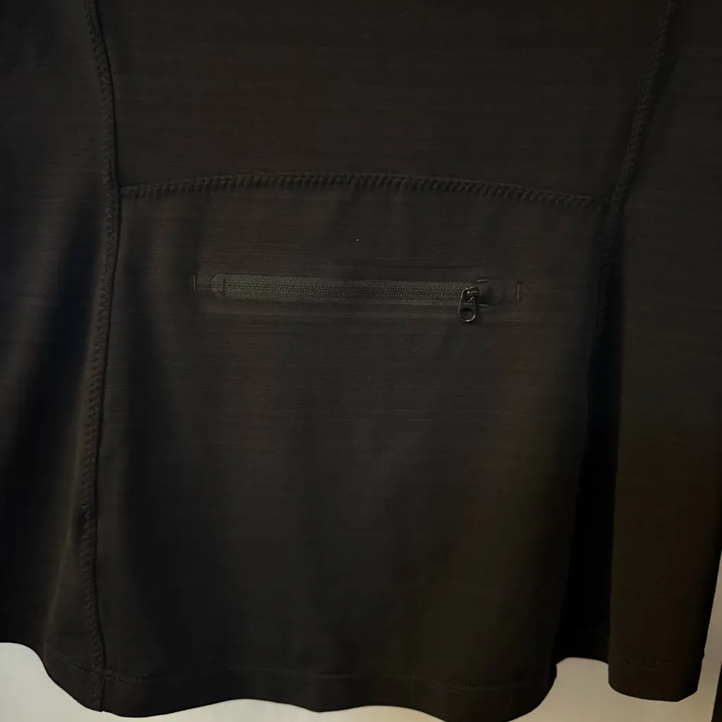 ATHLETA Black Pacifica Wrap Front Athletic Outdoor UPF 50 Top Size S - Image 9