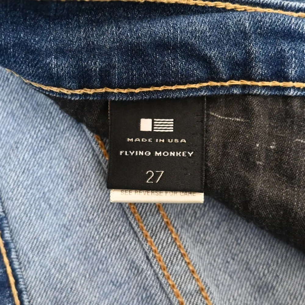 Flying Monkey Womens 27 Cuffed Denim Jean Shorts - Image 9