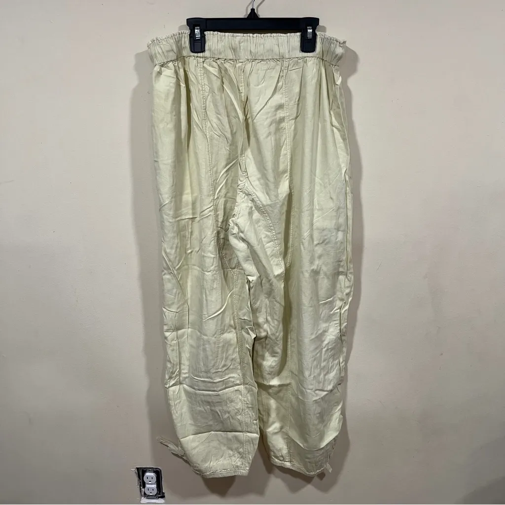 NWT Free people jogger pants hiking game day size medium Color:Sour Citrus women - Image 5