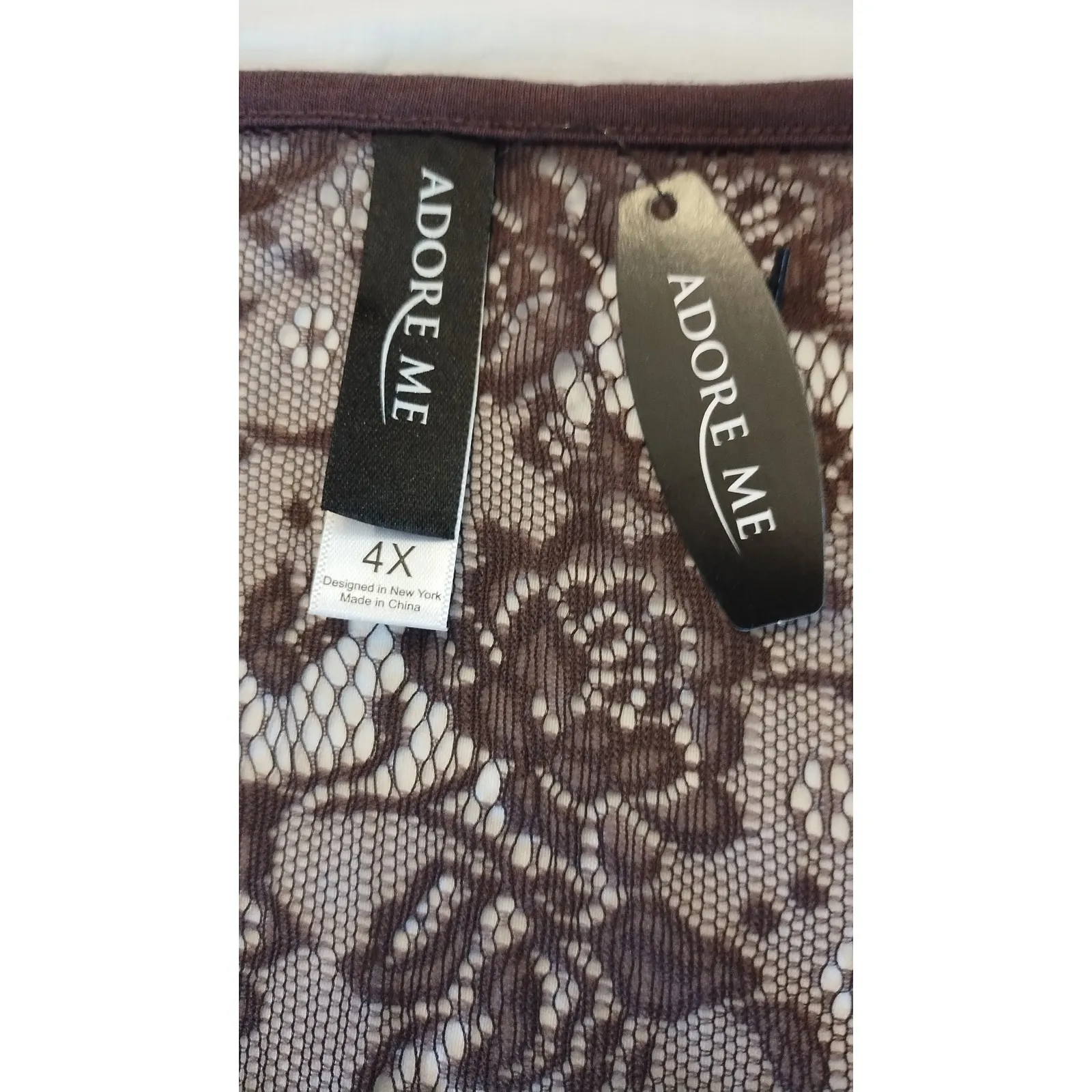 NWT Adore Me Top Cami Tank Marrón 4X - Image 5