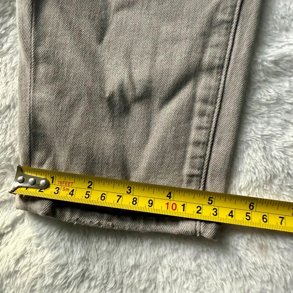 American‎ Eagle Outfitters Women's Light Gray Ripped Skinny Jeans Sz 6 - Image 11