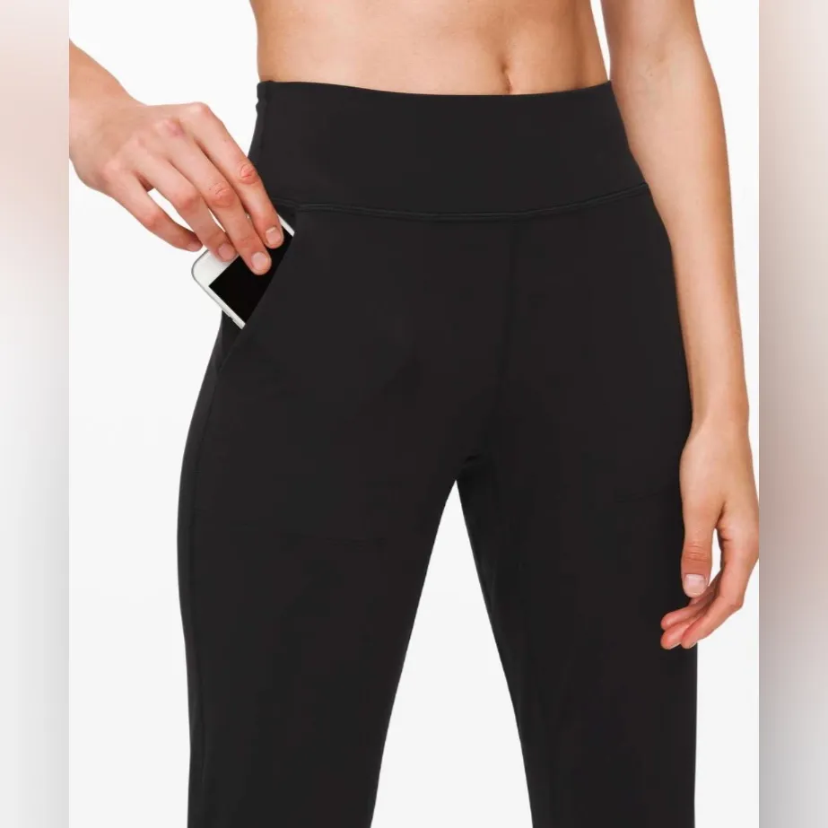 Lululemon Align Joggers 28” Pants in Black with Pockets Size 4 - Image 4