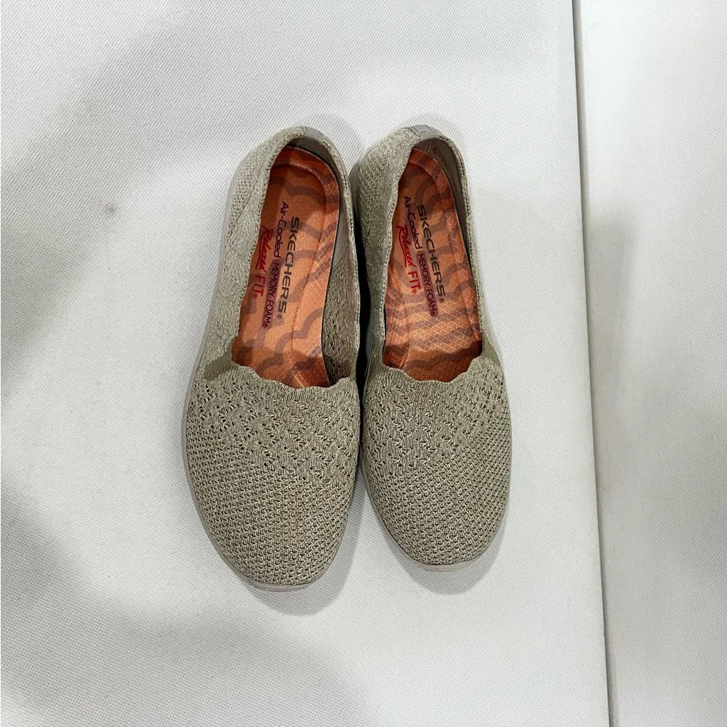 Skechers Air-Cooled Memory Foam Relaxed Fit Seager Shoes Size 6 Knit Stretch - Image 6