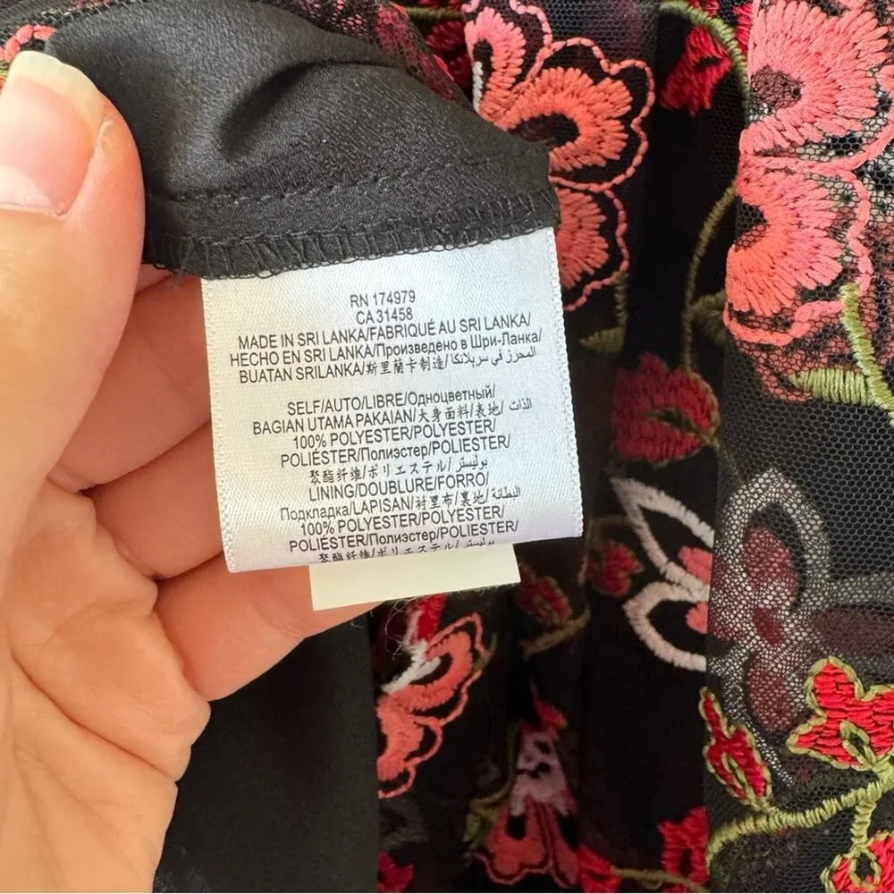 New BCBGeneration One Shoulder Embroidered Mini Dress Size 4 - Image 11