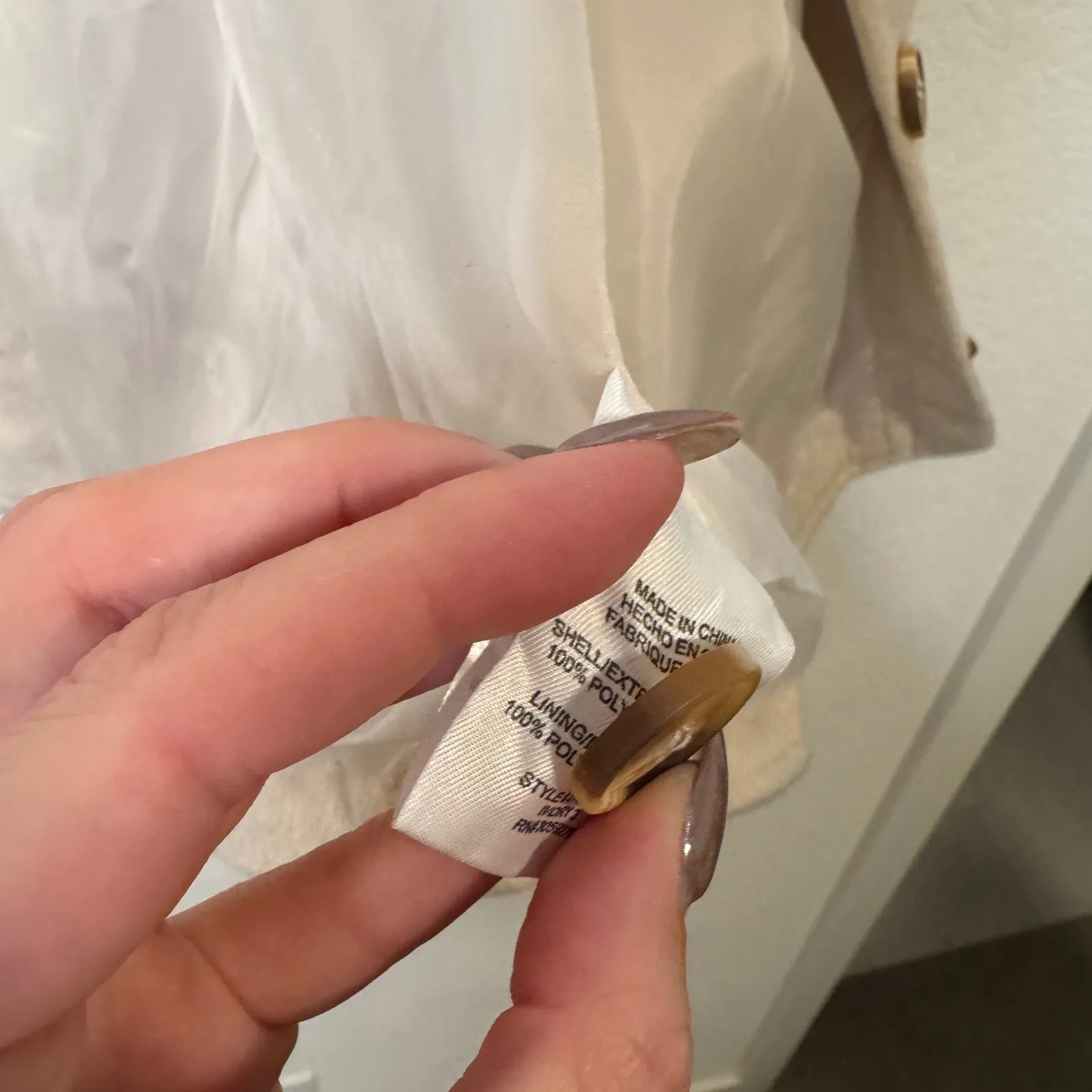 Thread & Supply Beige Shacket Brown Size XL - Image 6