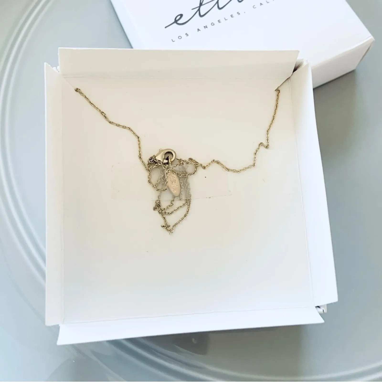 Ettika Silver Chain Necklace Moon Thin Design Jewelry Fairy Whimsical NEW IN BOX - Image 5