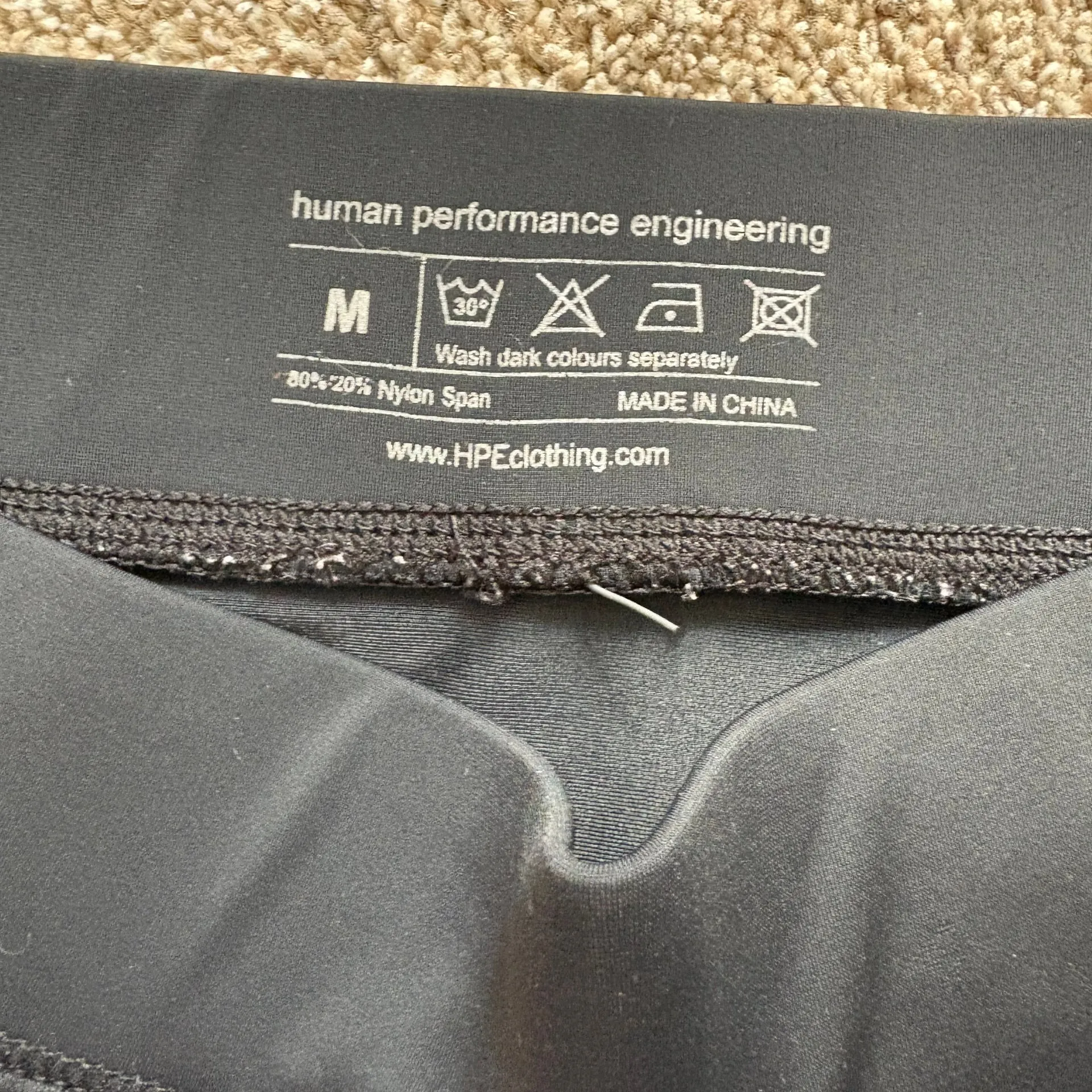 HPE Leggings Yoga Pants Human Performance Engineering sz M Black Size M - Image 3