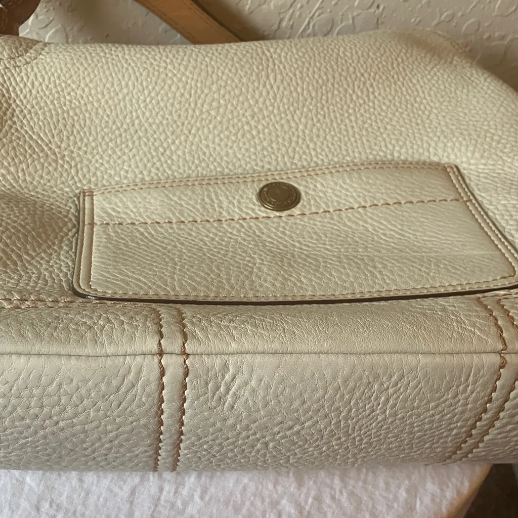 Coach:VTG Chelsea Hobo Pebbled Leather Shoulder Bag- Turn Lock-Brushed Gold Tone - Image 10