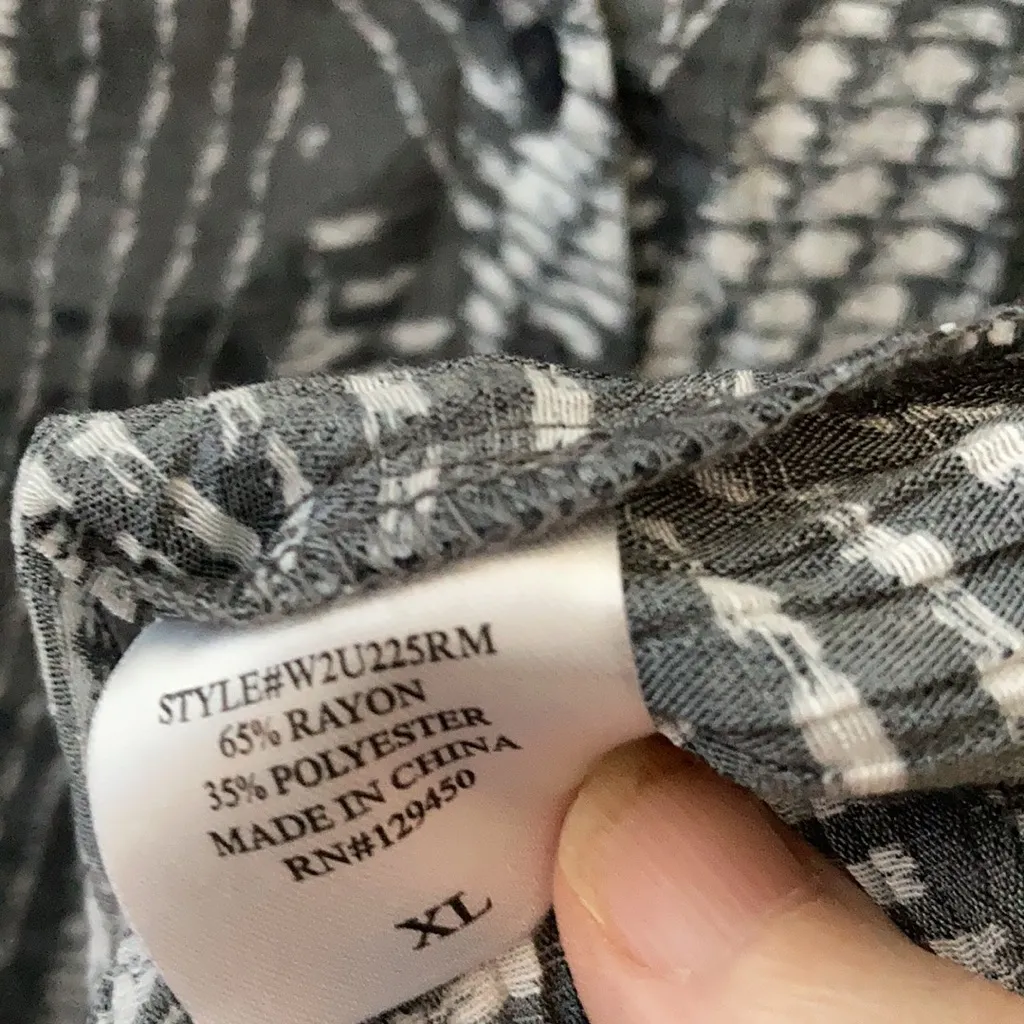 Fred David FINAL MARKDOWN  tunic style top xl - Image 4