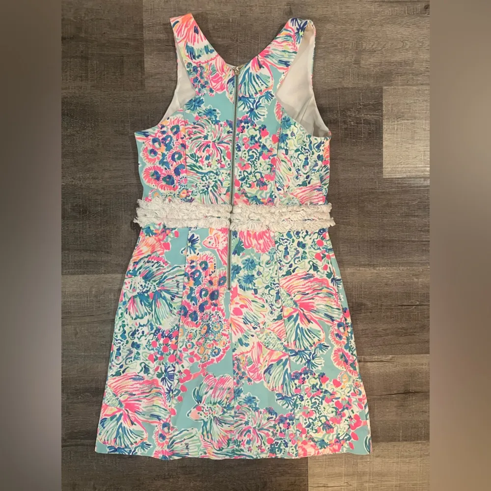 Lilly Pulitzer Arden Shift Dress in Serene Blue Gypsea - Image 6