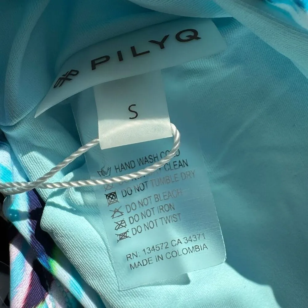 PILYQ Palmas Knot Adjustable Strap Bikini Top Swim Bathing Suit Padded NWT Small - Image 8