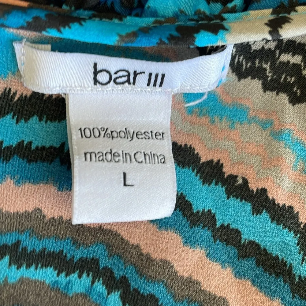 Bar III One Shoulder Striped Dress - Image 4