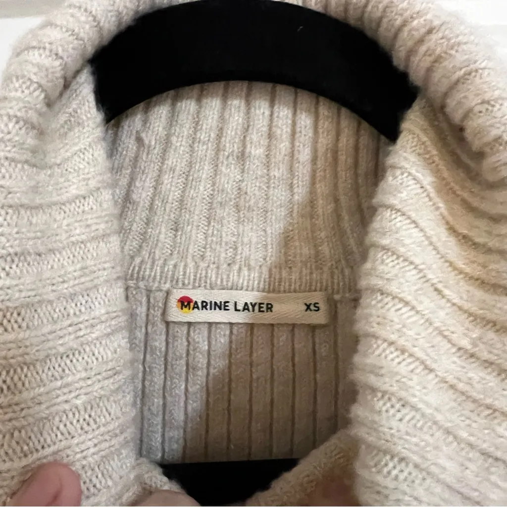 Marine Layer Oatmeal Sweater - Image 5