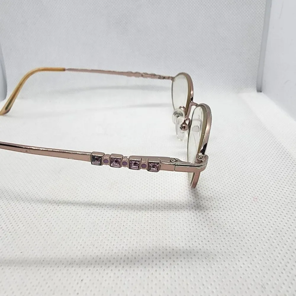 Saks Fifth Avenue Pink & Purple Prescription Glasses Frames - Image 5