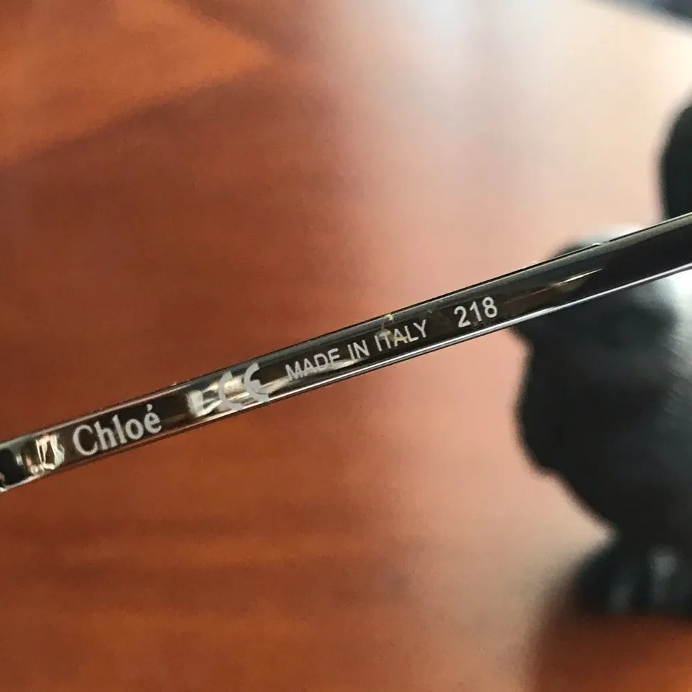 CHLOE Romie 61 mm aviator sunglasses in gold Nwot gold mirror oversized - Image 7